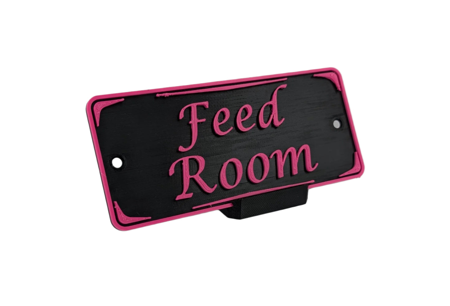 Feed Room Rectangular Nameplate