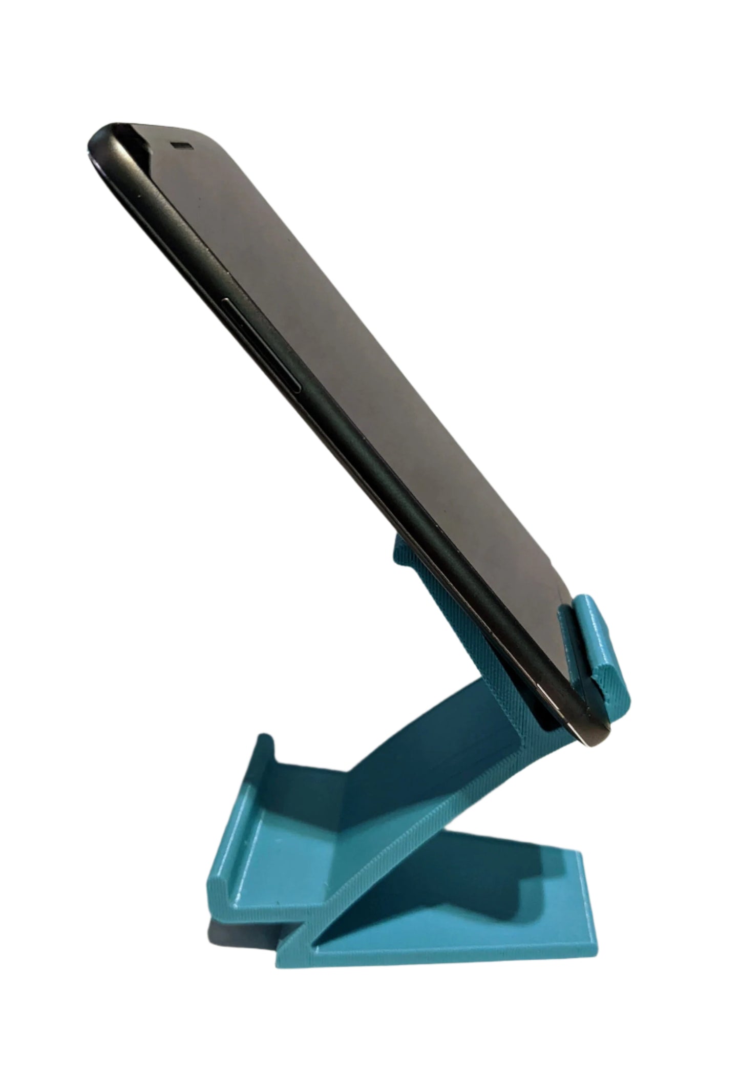 Phone and Tablet Stand with Horseshoe Design | Three Angles