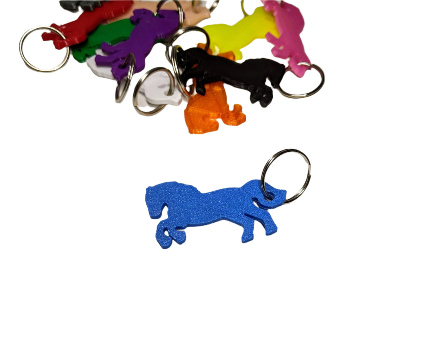 Horse Keychain - 3D Printed Key Tag