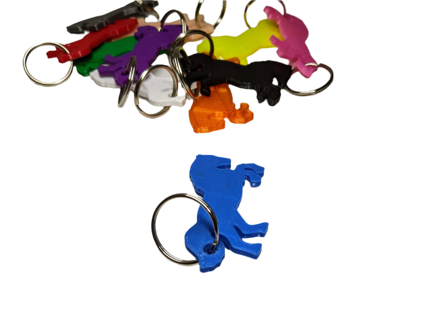 Horse Keychain - 3D Printed Key Tag