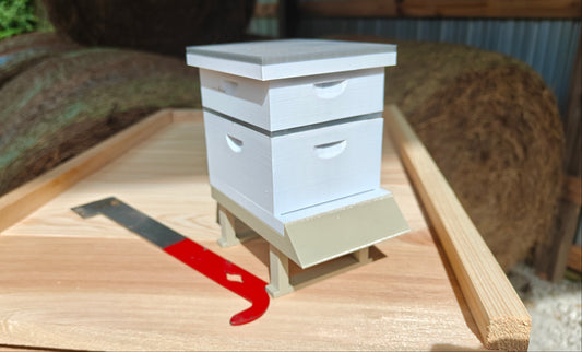 Miniature Hive in the barn