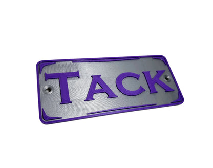 Tack Rectangular Nameplate