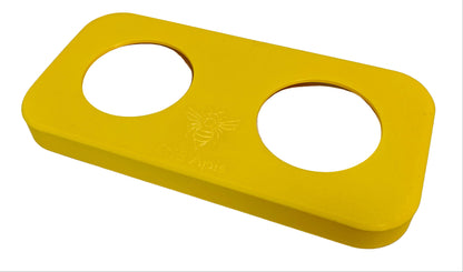 Yellow 2 Jar Honey Bee Feeder