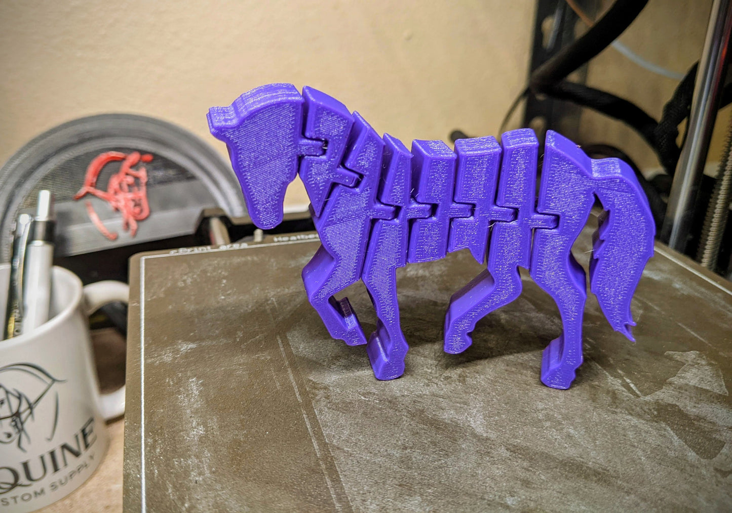 Flexible Horse Toy - 3D Printed Articulated Horse