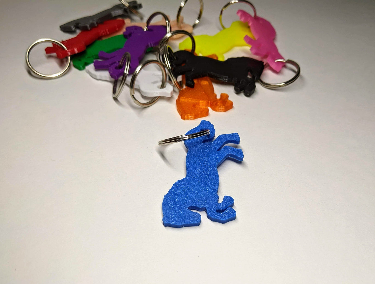 Horse Keychain - 3D Printed Key Tag