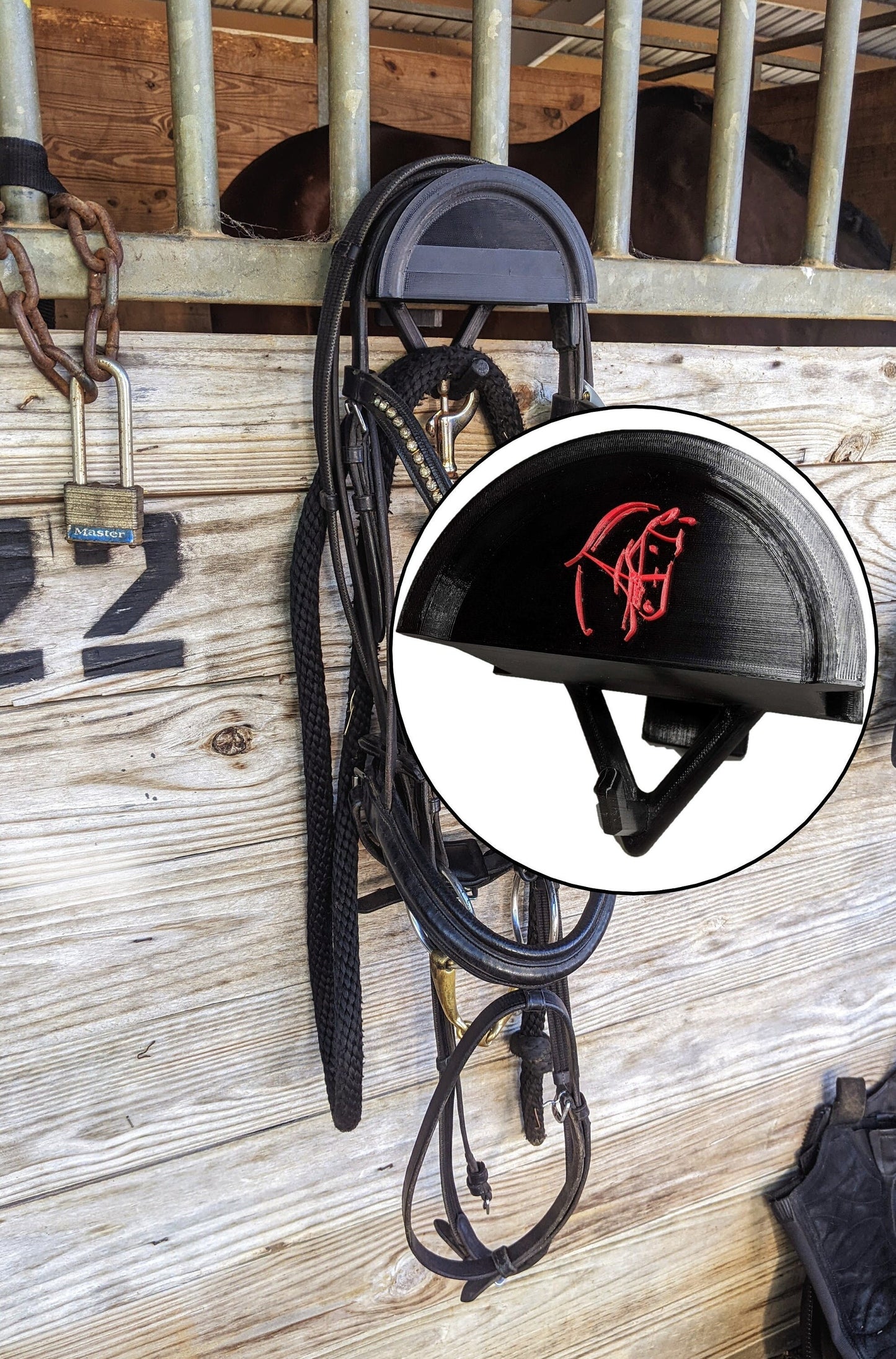 Personalized Adjustable Bridle Holder | 2 Colors